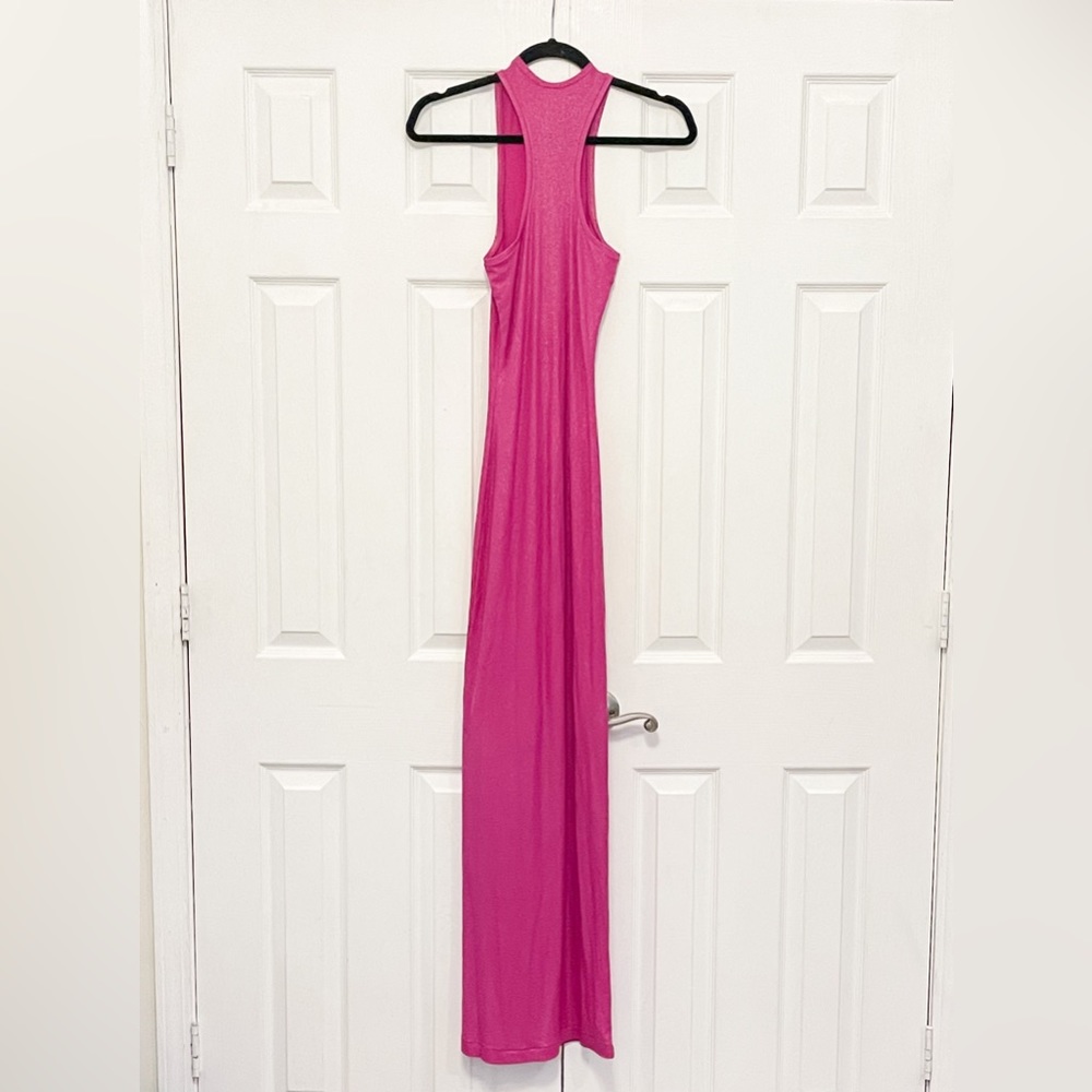 SKIMS Hot Pink Racerback Maxi Dress